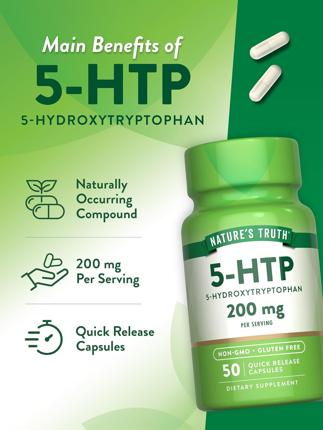 Nature's Truth 5 HTP 200 mg - Image 5