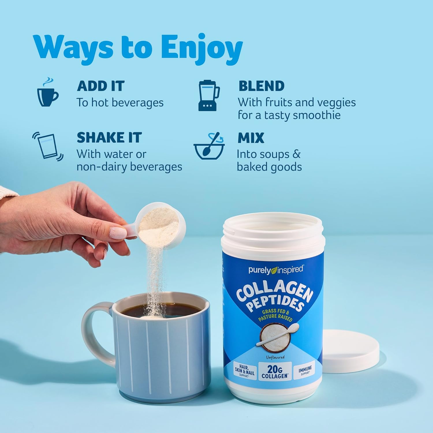 Nutrition Hydrolyzed Collagen Peptides Powder - Image 3