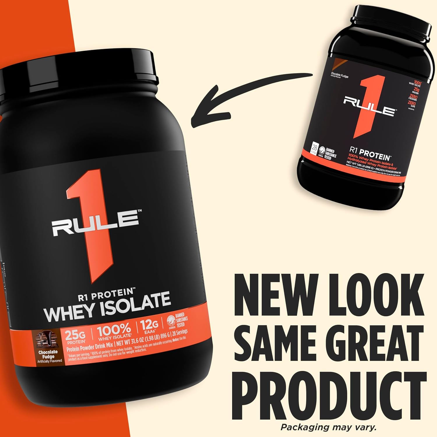 Rule 1 Proteins R1 Protein Whey Isolate - with 25g Protein & 6g BCAA Exclusively from Isolated & Hydrolyzed Sources for Workout Recovery - Image 4