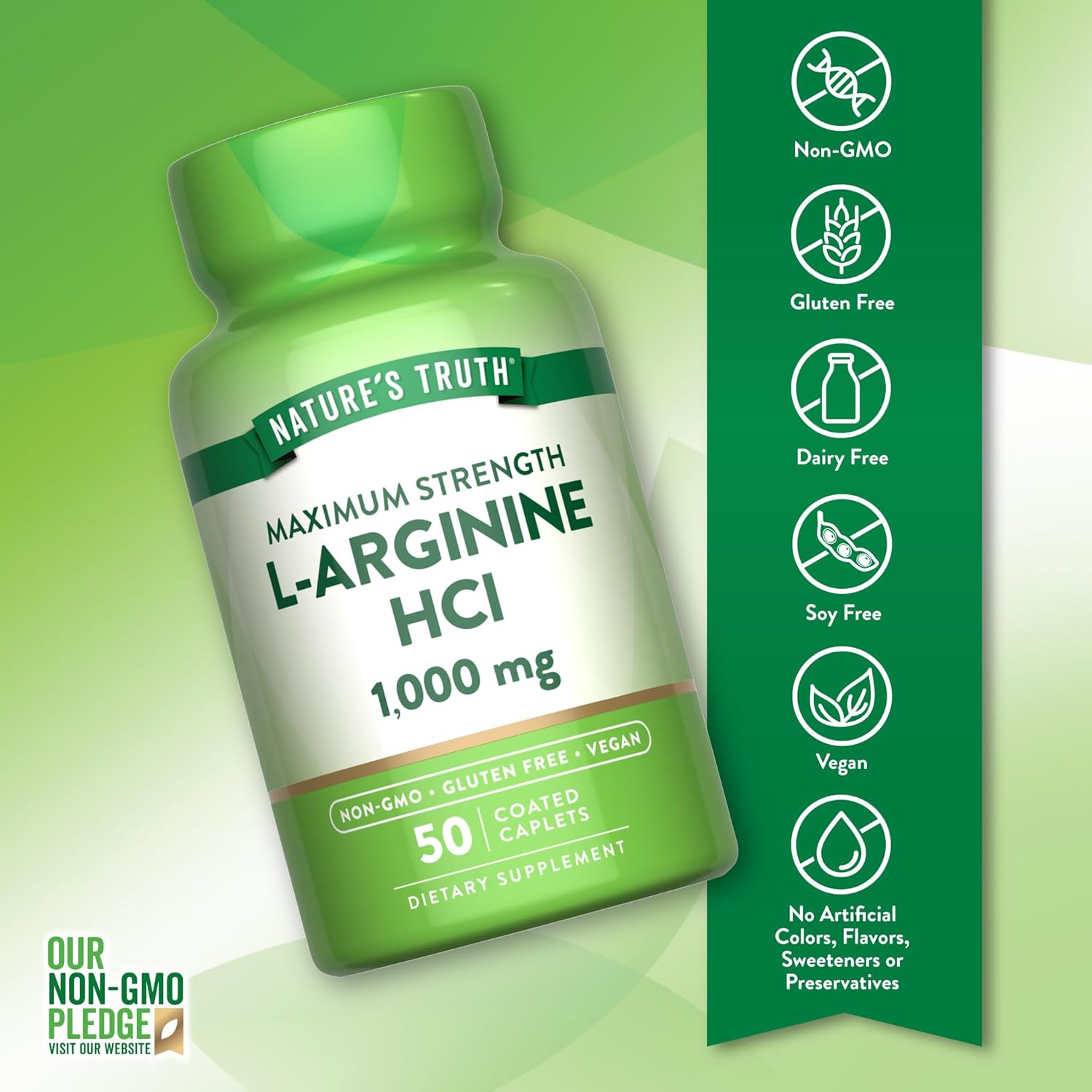 Nature's Truth L-Arginine 1,000 mg - Image 3