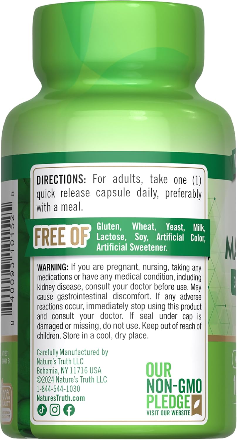 Nature's Truth Triple Magnesium Complex - Image 7