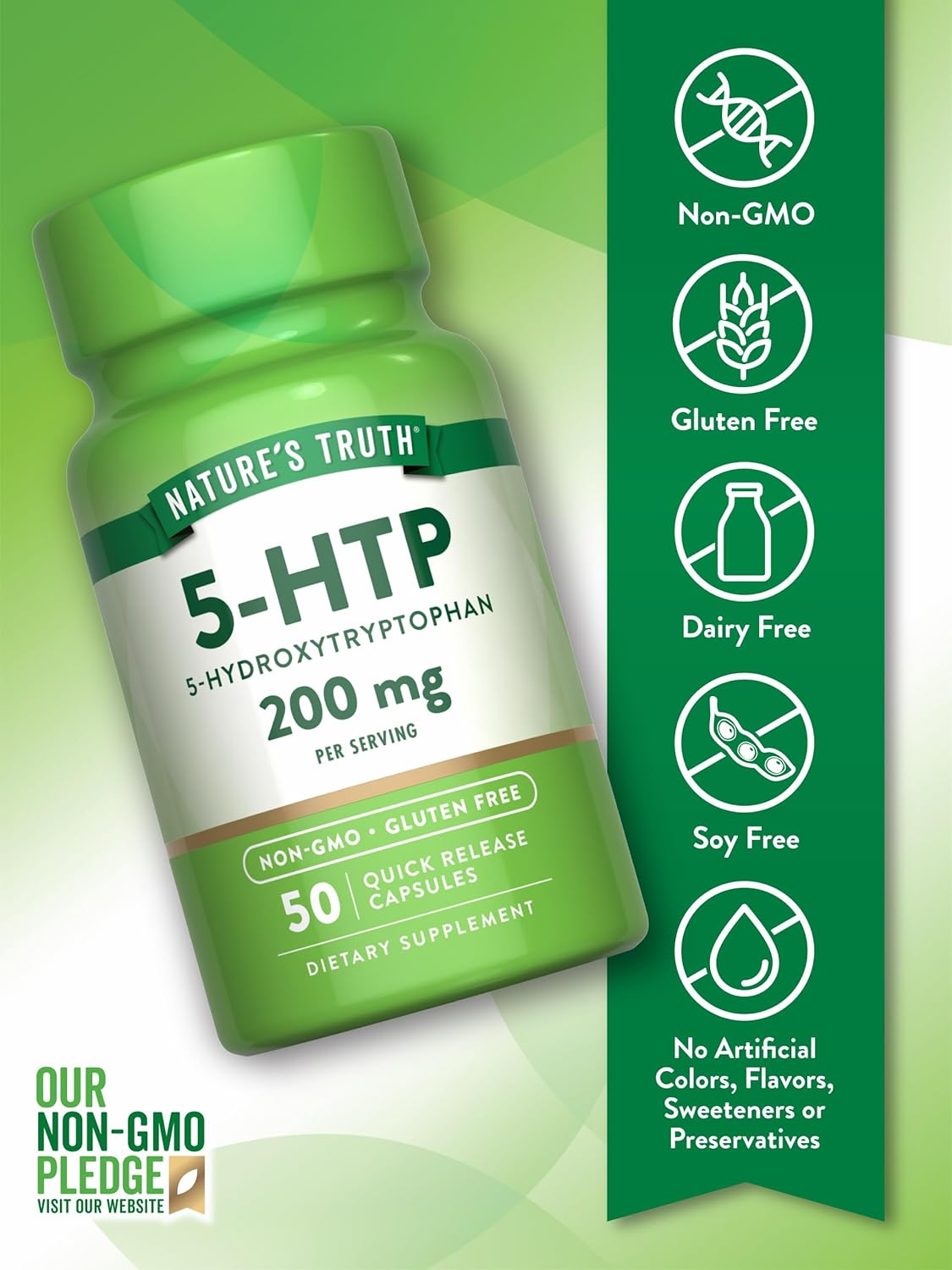 Nature's Truth 5 HTP 200 mg - Image 3