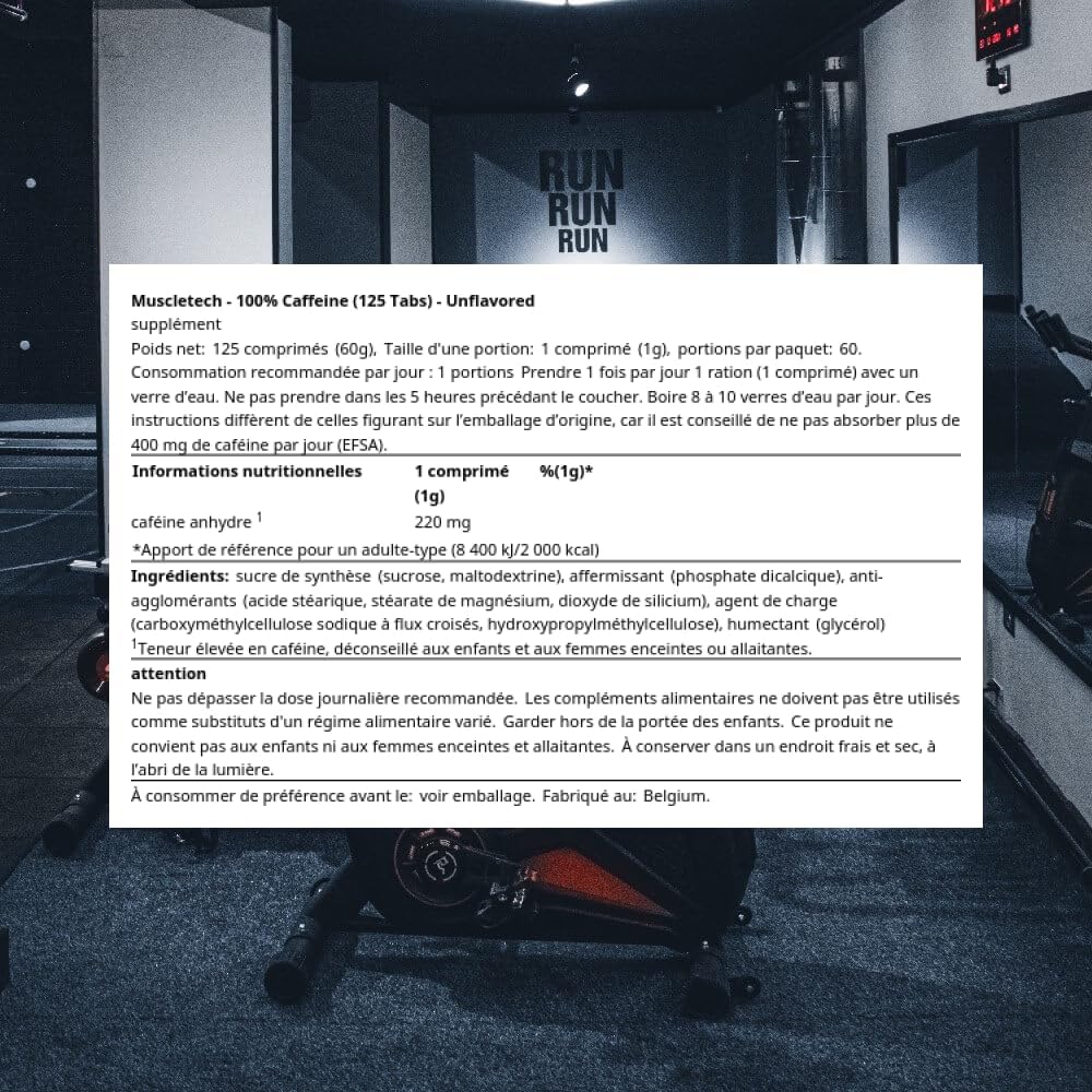 MuscleTech 100% Caffeine Energy Supplements | PreWorkout Mental Focus + Energy Supplement - Image 3