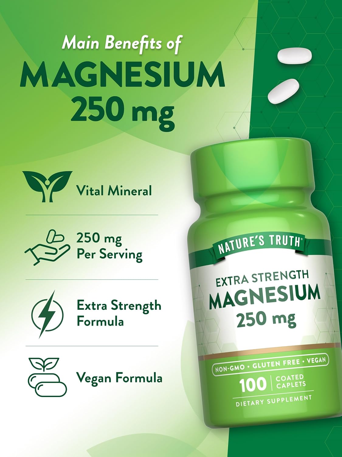 Nature's Truth Magnesium 250 mg - Image 5