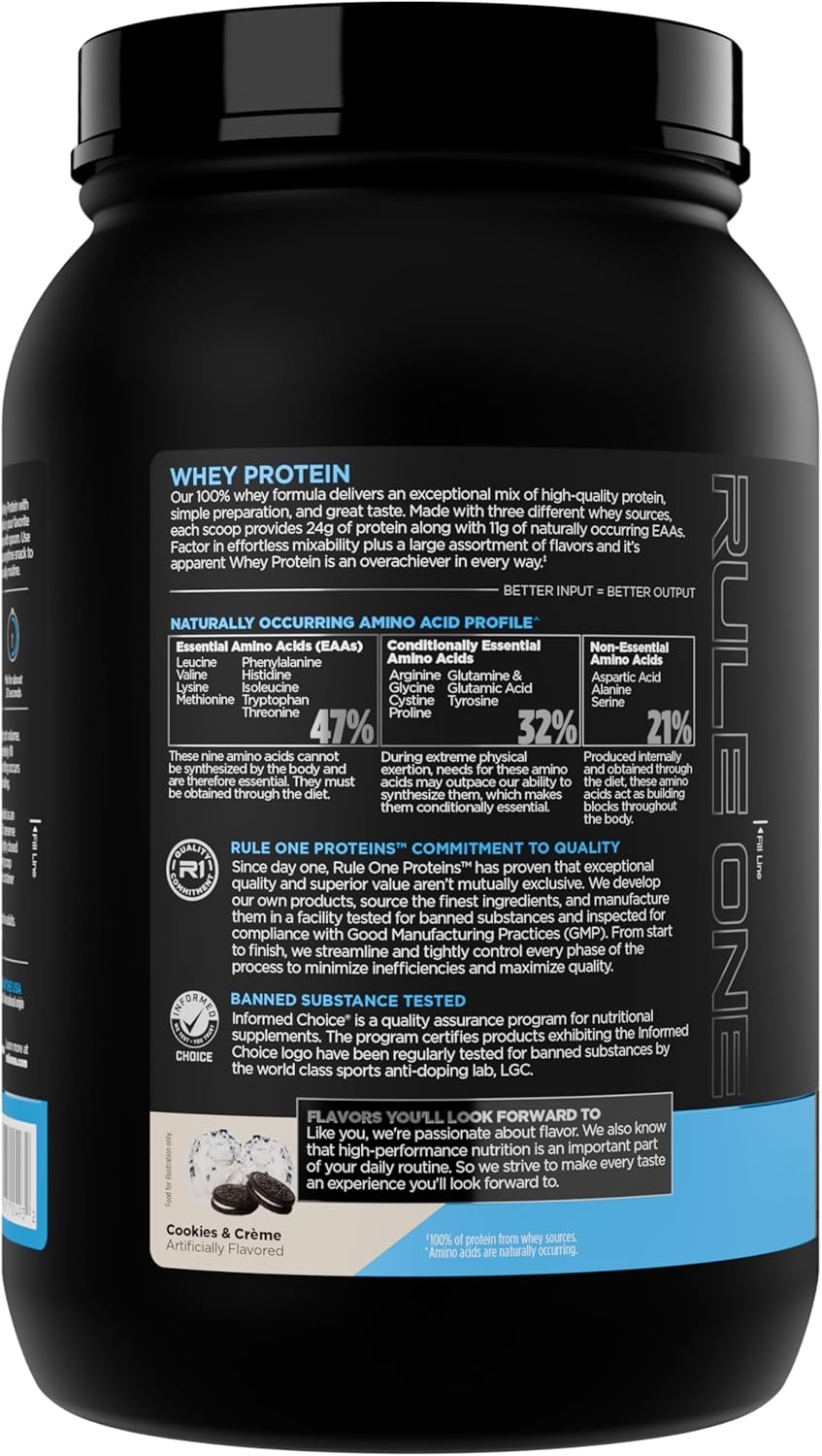 Rule 1 Whey Protein Powder - Image 3