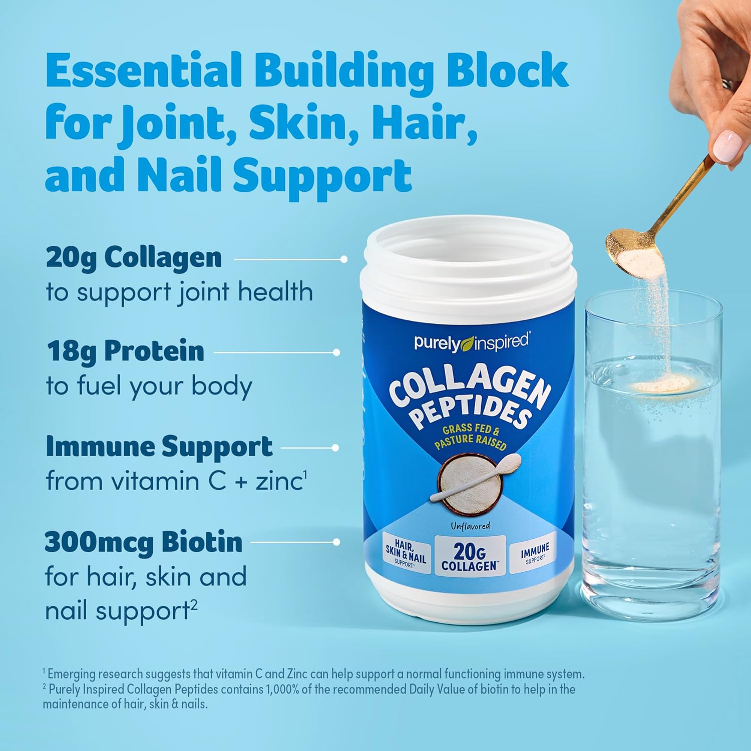 Nutrition Hydrolyzed Collagen Peptides Powder - Image 2