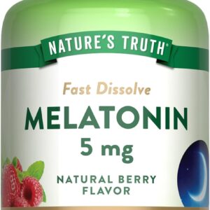 Nature's Truth Melatonin 5mg 200 Fast Dissolve Tabs