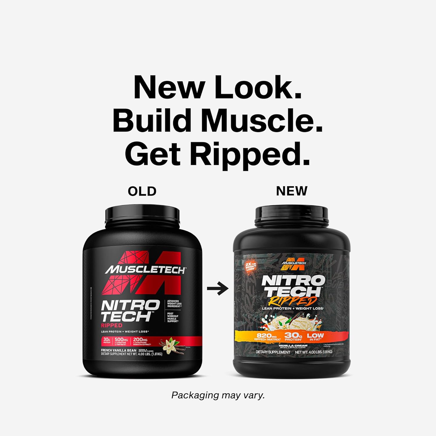 MuscleTech Protein Powder for Weight Loss | Nitro-Tech Ripped | Lean Whey Protein Powder | Whey Protein Isolate | Weight Loss Protein Powder for Women & Men - Image 2