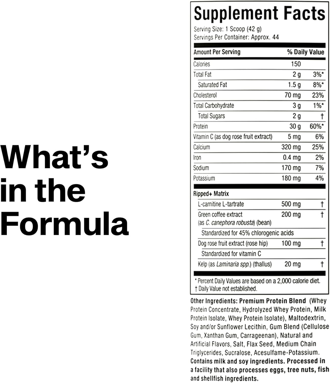 MuscleTech Protein Powder for Weight Loss | Nitro-Tech Ripped | Lean Whey Protein Powder | Whey Protein Isolate | Weight Loss Protein Powder for Women & Men - Image 8