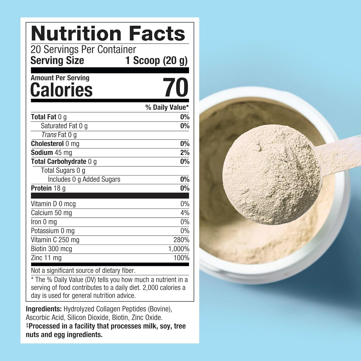 Nutrition Hydrolyzed Collagen Peptides Powder - Image 6