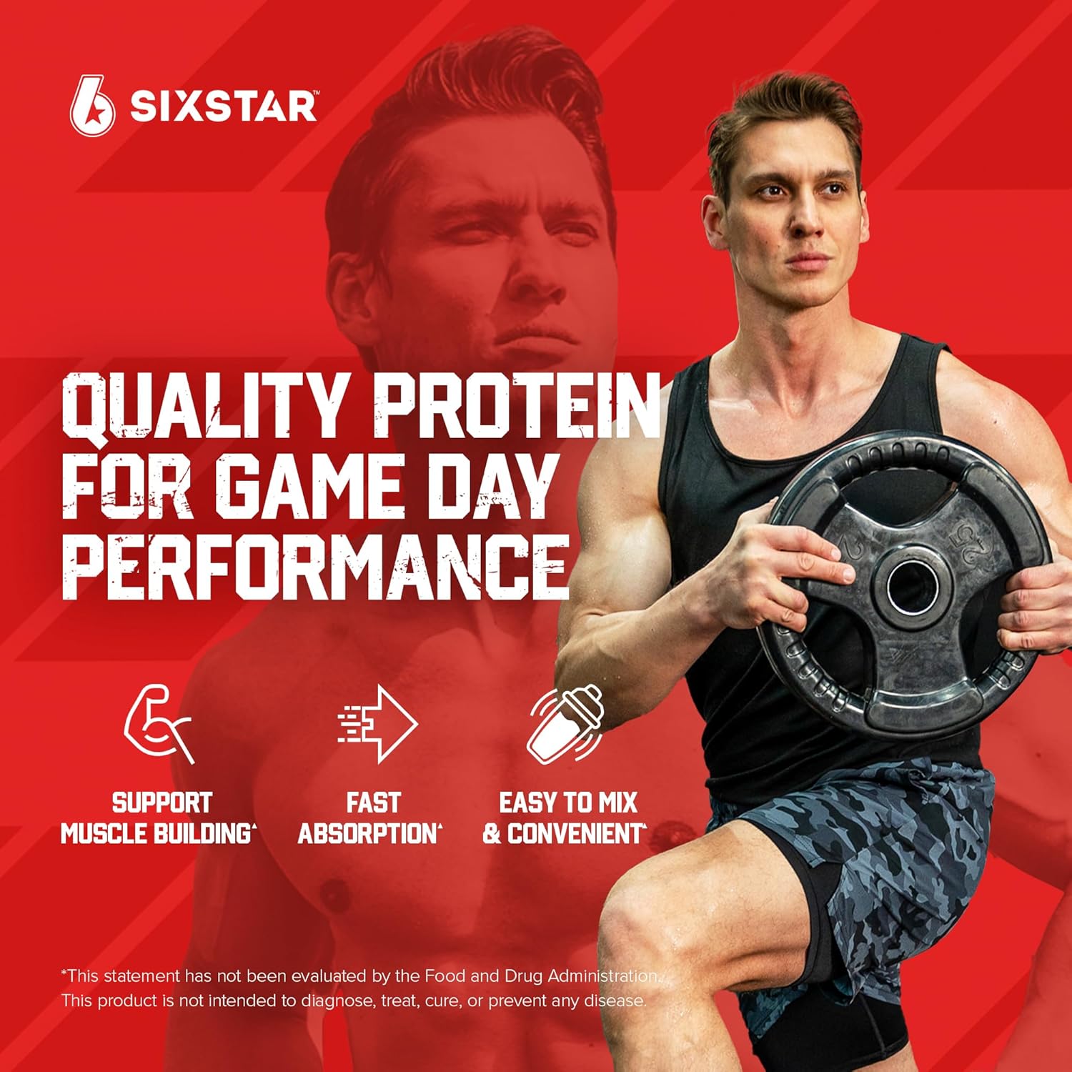 Six Star Whey Protein Powder Whey Protein Plus | Whey Protein Isolate & Peptides | Lean Protein Powder for Muscle Gain | Muscle Builder for Men & Women - Image 2