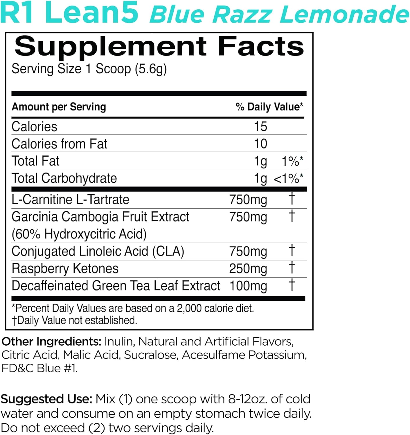 Rule 1 R1 Lean5 Stimulant-Free Burner - Image 5
