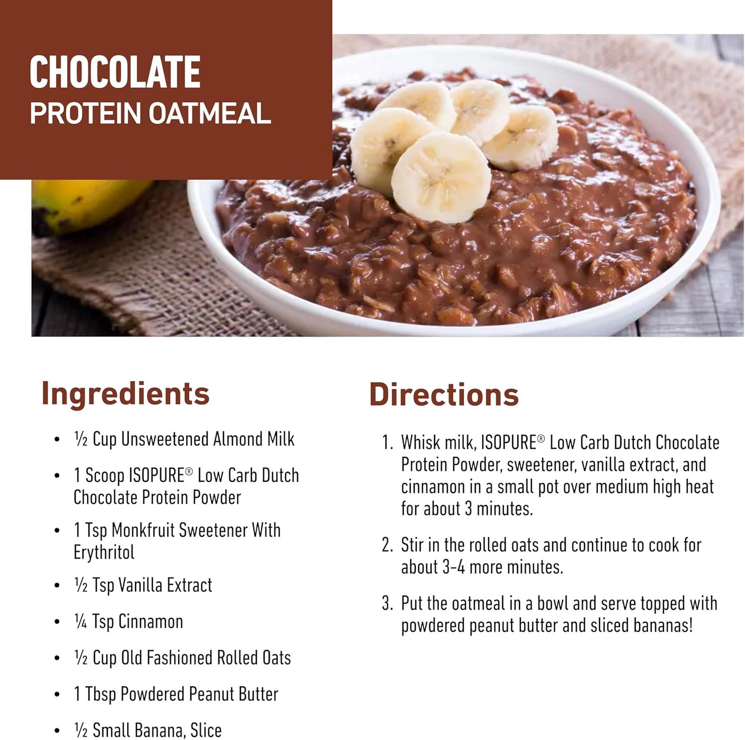 ISOPURE Low Carb Protein 3lbs - Image 6