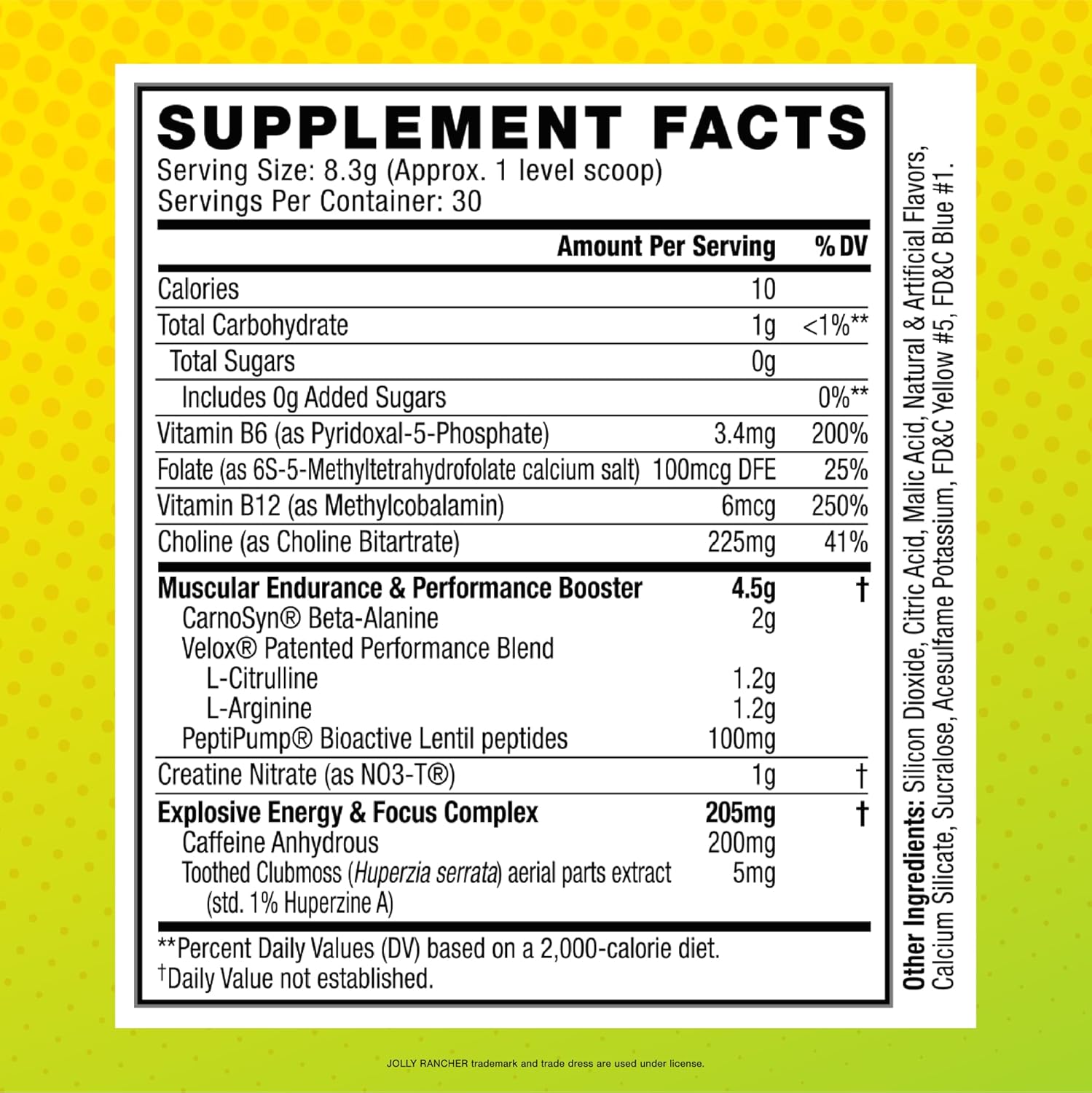 Cellucor C4 Original Pre Workout Powder - Jolly Rancher Green Apple - 30 Servings - Image 6