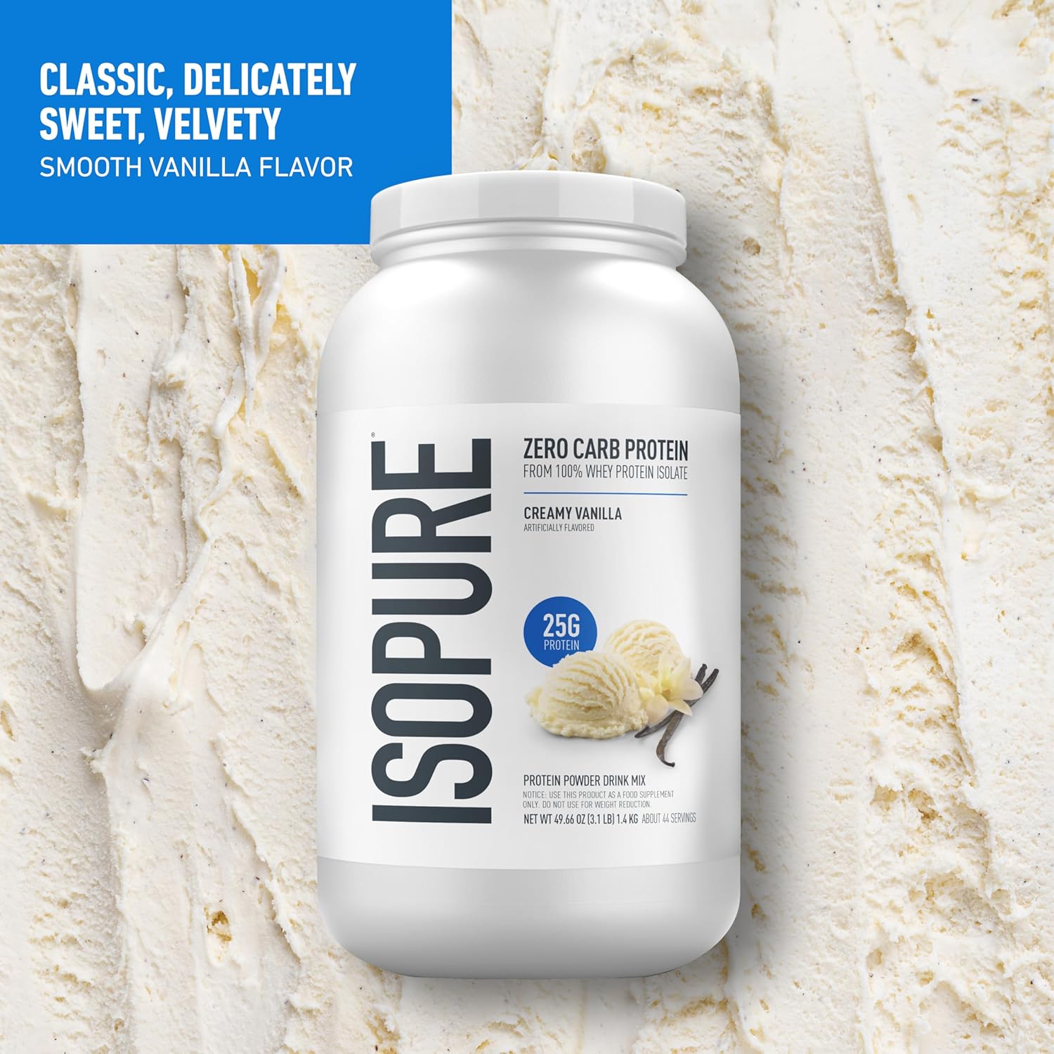 Isopure Zero Carb Keto Protein Powder 3lbs - Image 3