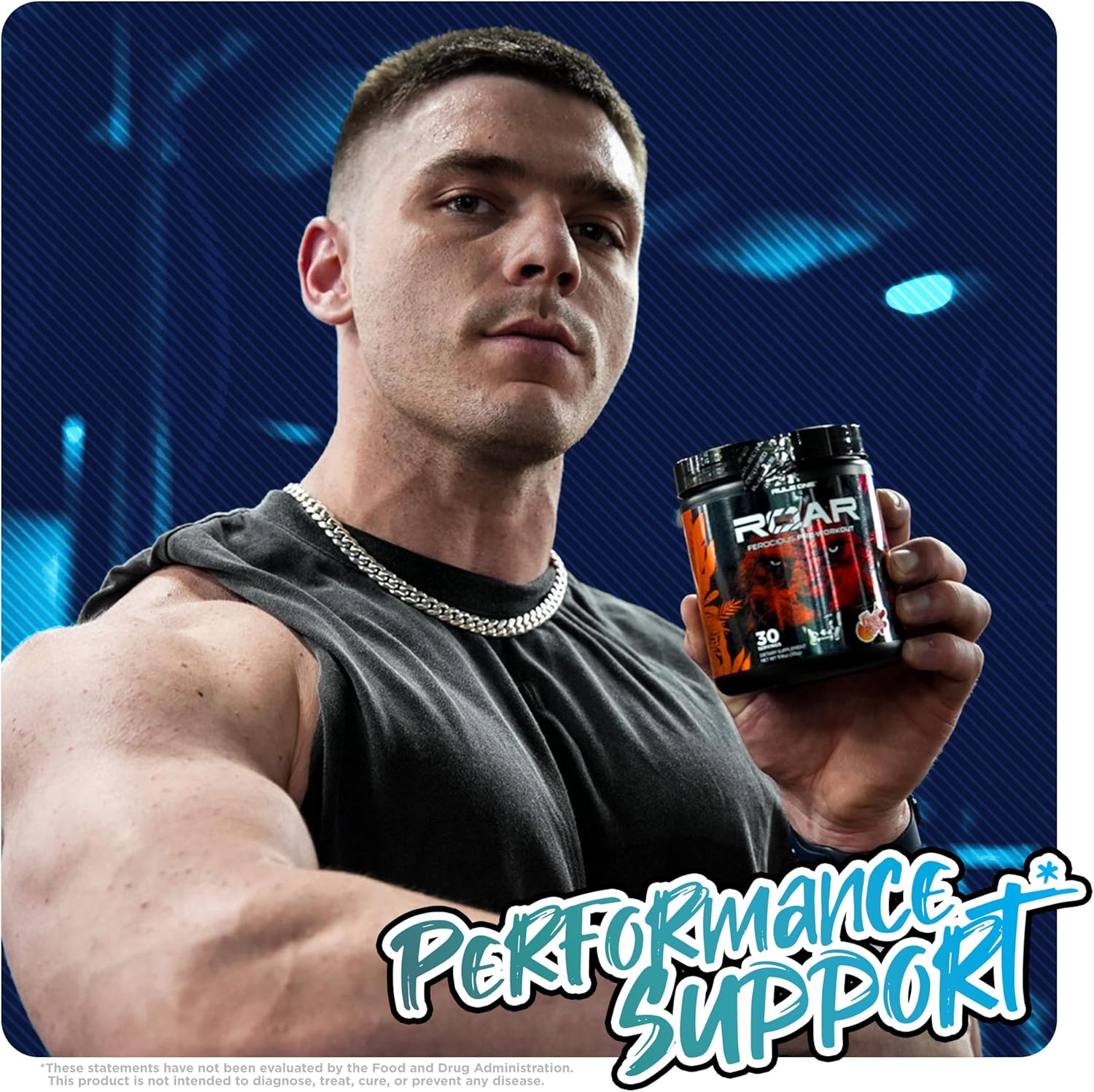 Rule 1 Proteins R1 Roar - Pre-Workout Powder with Creatine, Beta-Alanine, Citrulline, Electrolytes & Caffeine - Image 4